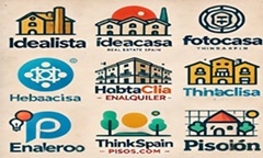 Logos der besten Immobilien-Websites in Spanien